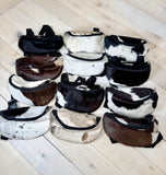 Cowhide Clip-On Saddle Bag