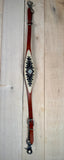 Stingray Black and Silver Studded Wither Strap