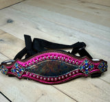 Rainbow Metallic Pink Bronc Halter