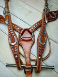 Rhinestone Horseshoe Tack Set