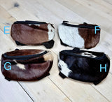 Cowhide Clip-On Saddle Bag