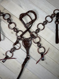 Copper Concho and Ring Tack Set