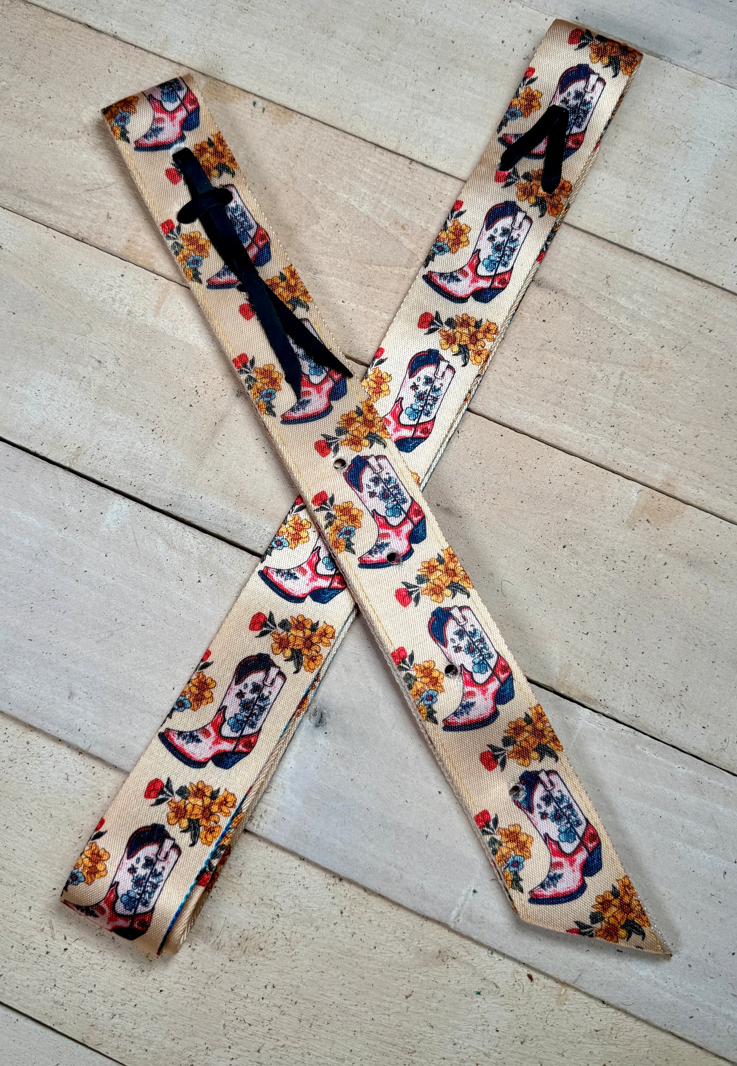 Boots in Bloom Cinch Strap