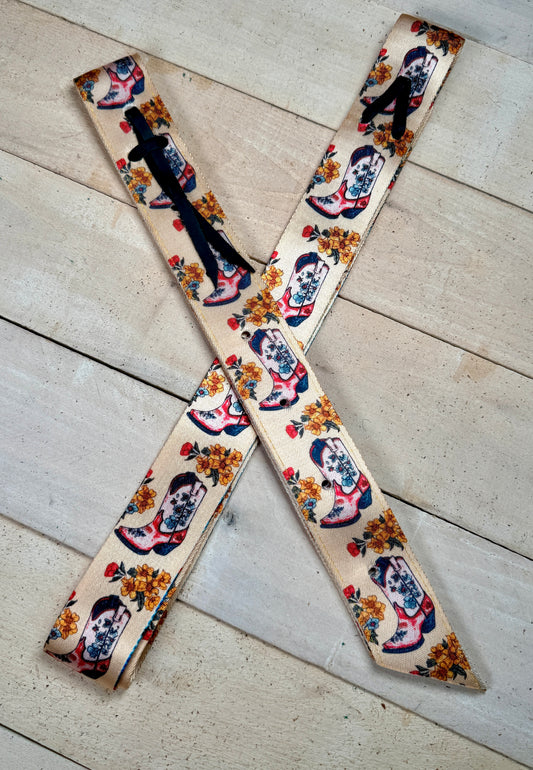 Boots in Bloom Cinch Strap