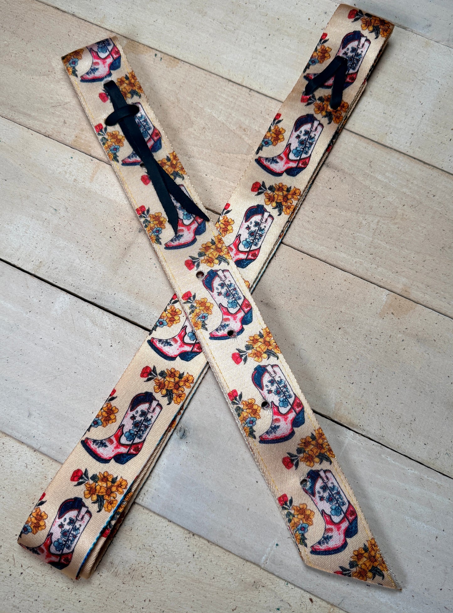 Boots in Bloom Cinch Strap