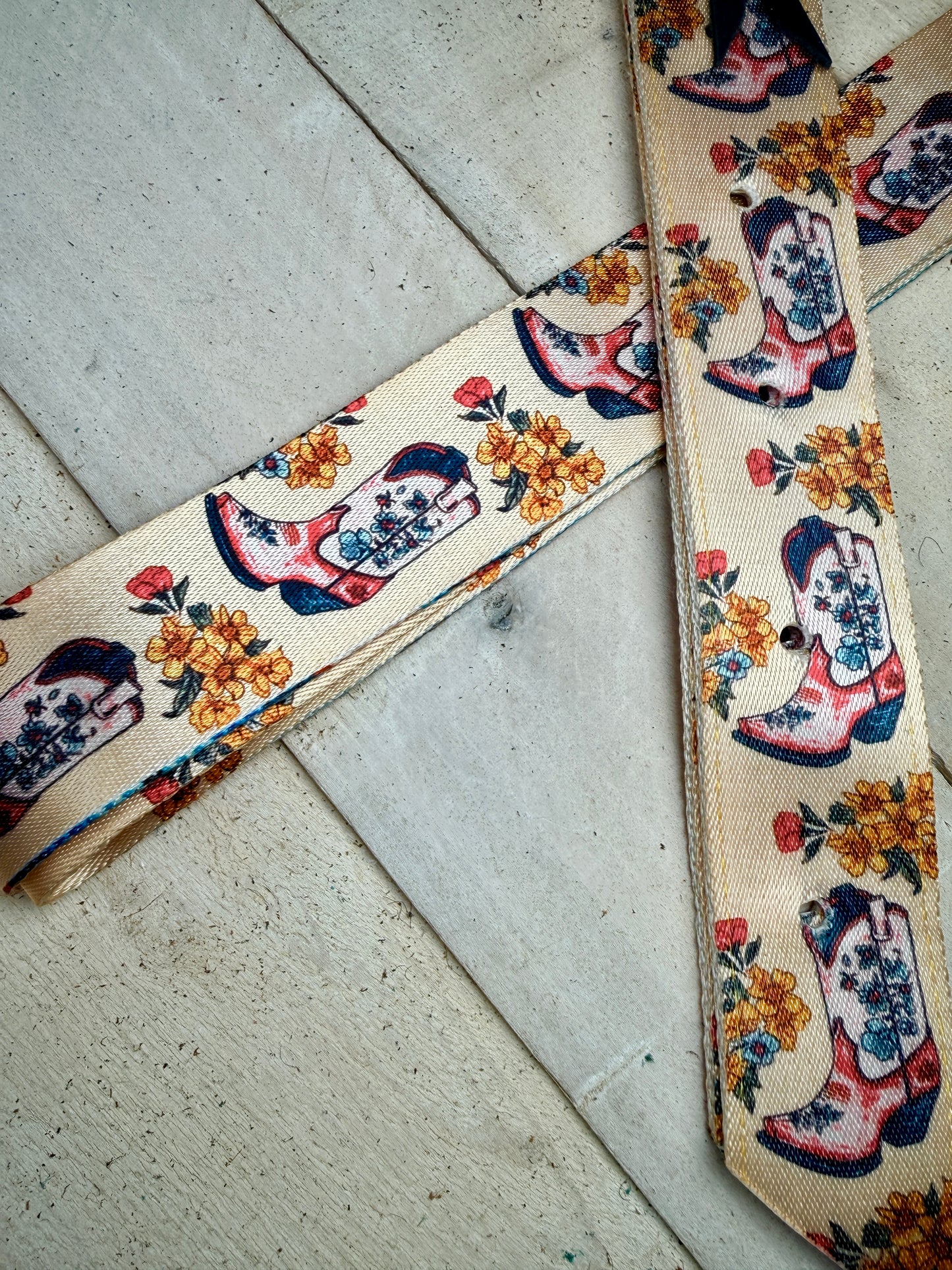Boots in Bloom Cinch Strap