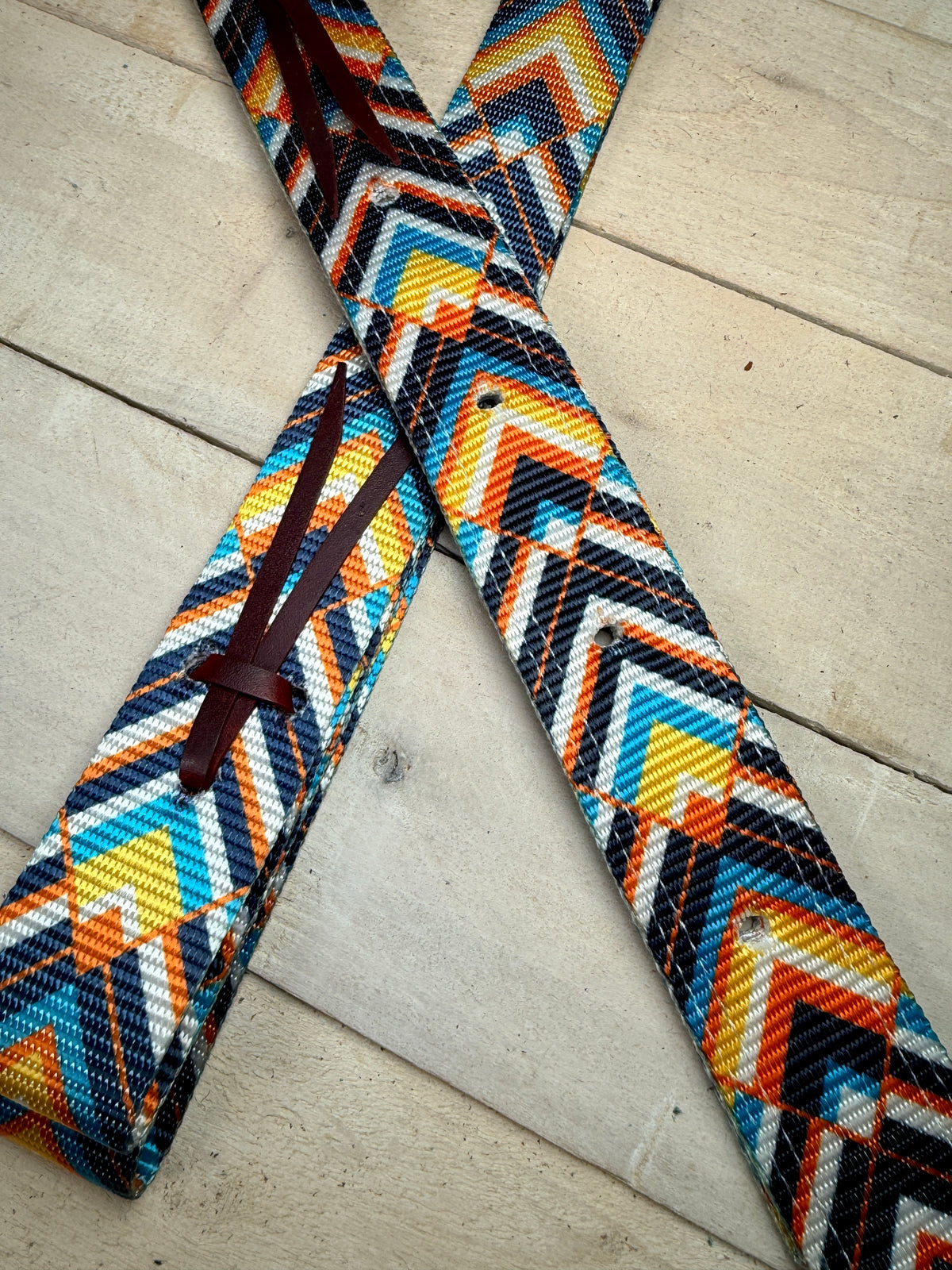 Sunset Chevron Cinch Strap