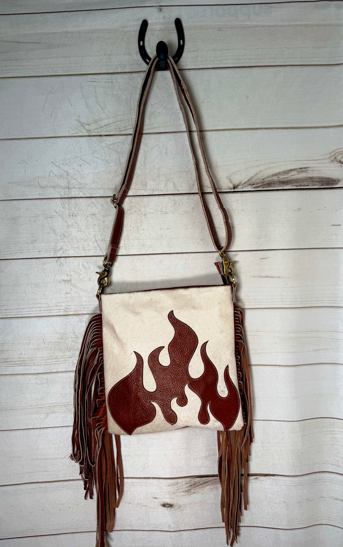 Fired Up Hide Crossbody Bag
