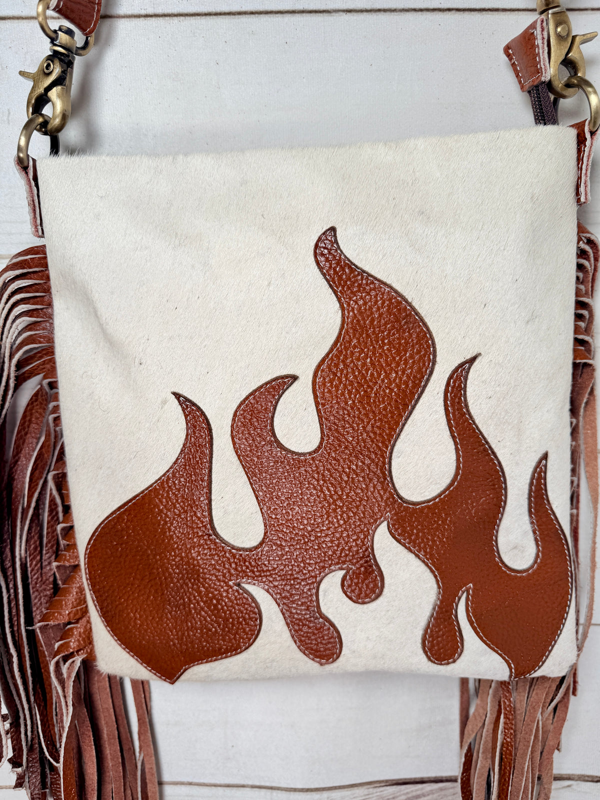 Fired Up Hide Crossbody Bag