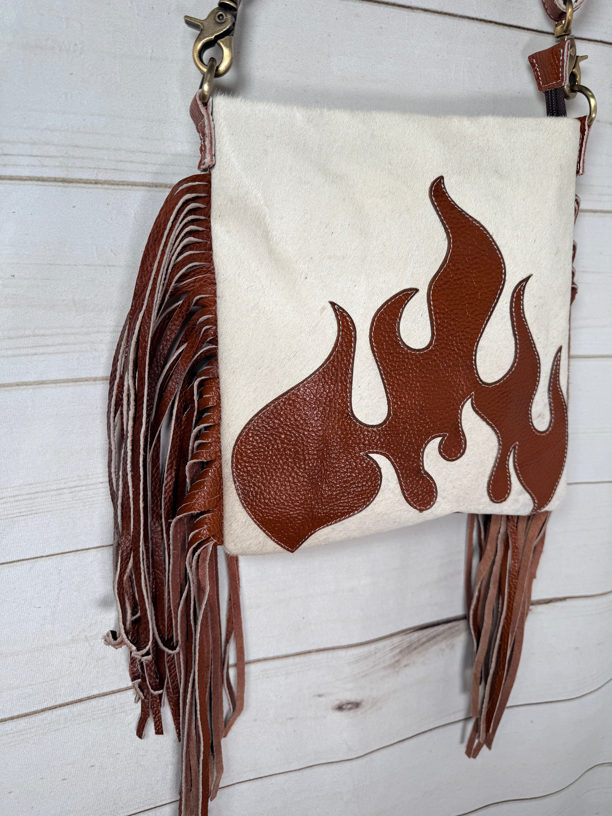 Fired Up Hide Crossbody Bag
