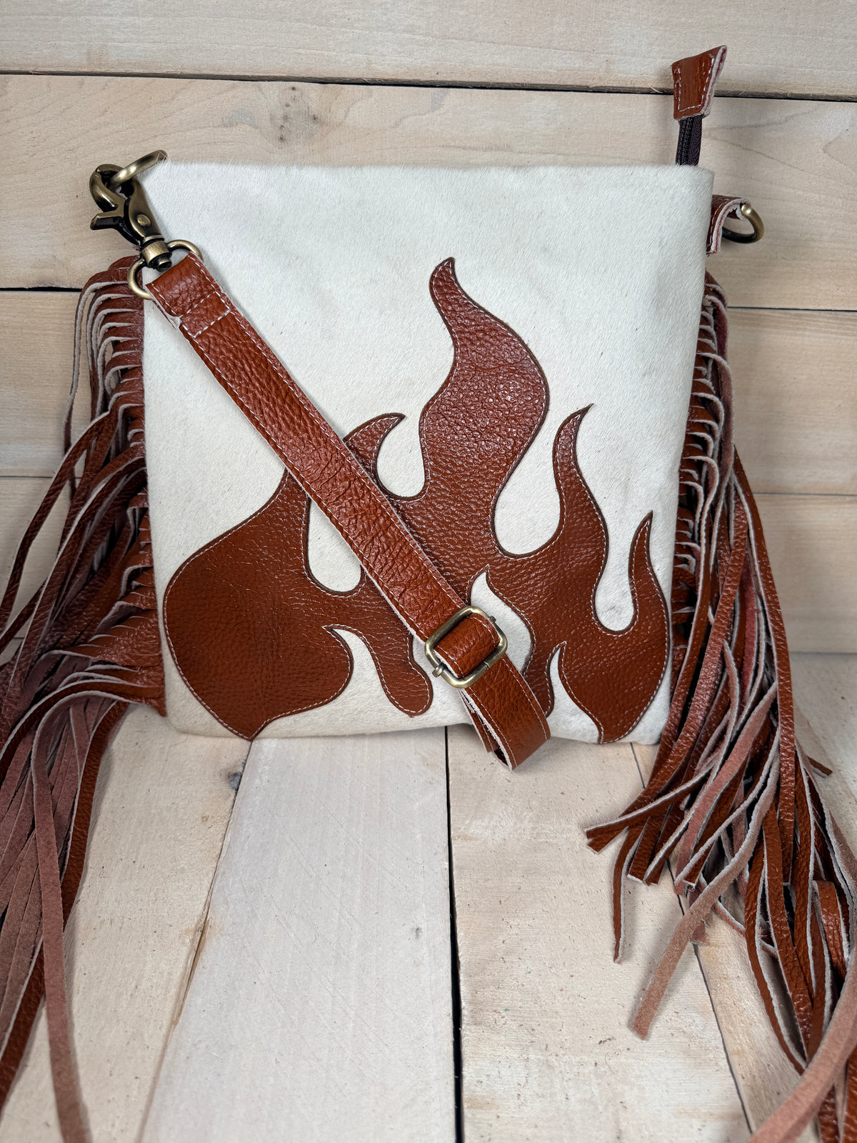 Fired Up Hide Crossbody Bag