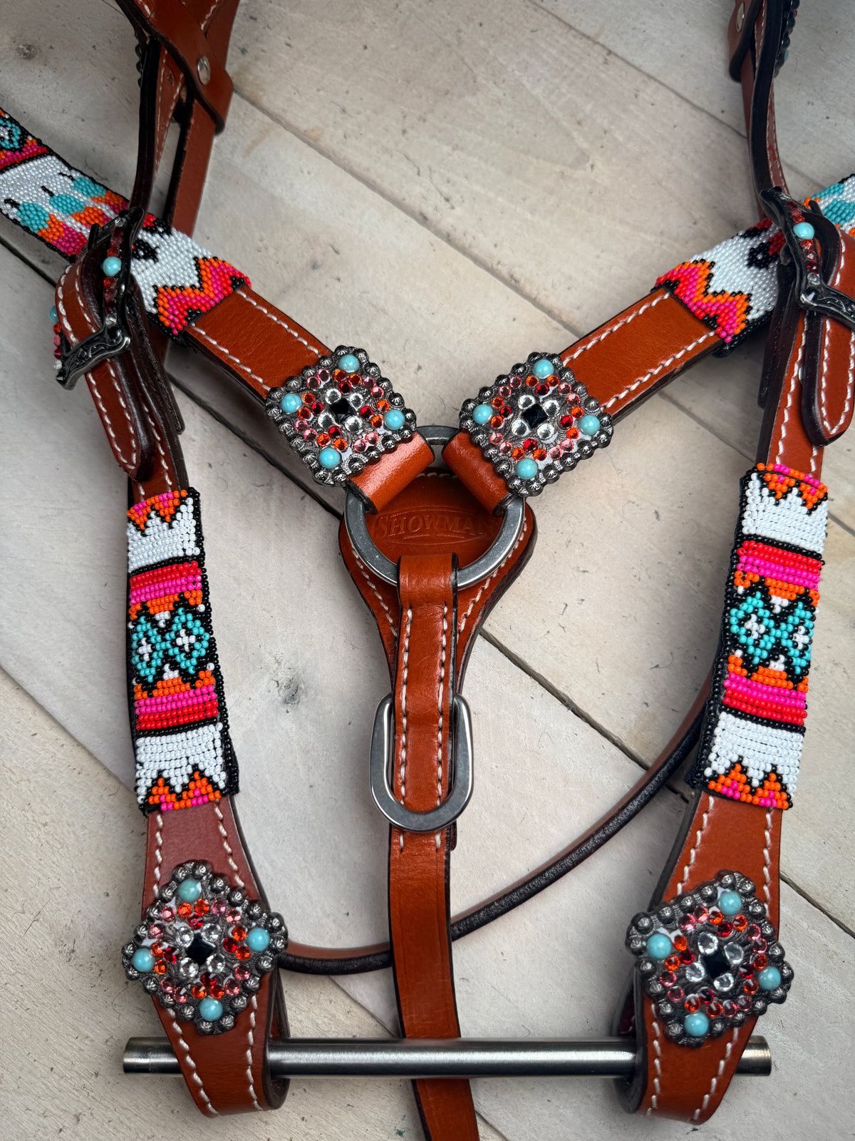 Sunset Tribal Beaded Tack Set