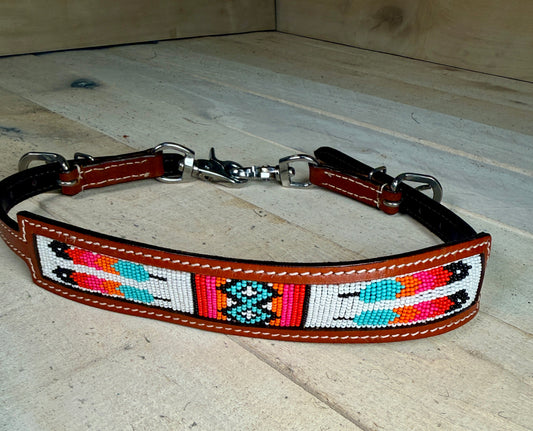 Sunset Tribal Beaded Wither Strap