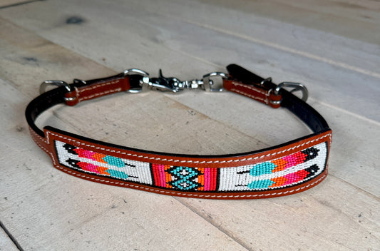 Sunset Tribal Beaded Wither Strap