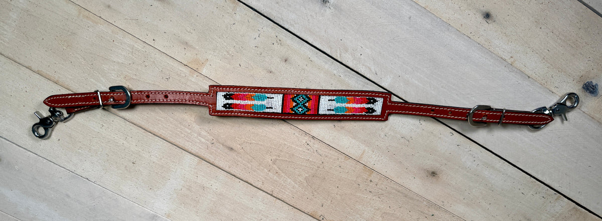 Sunset Tribal Beaded Wither Strap