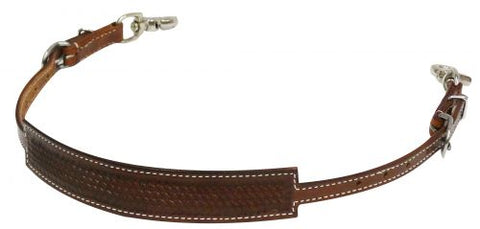 Basket Weave Leather Wither Strap