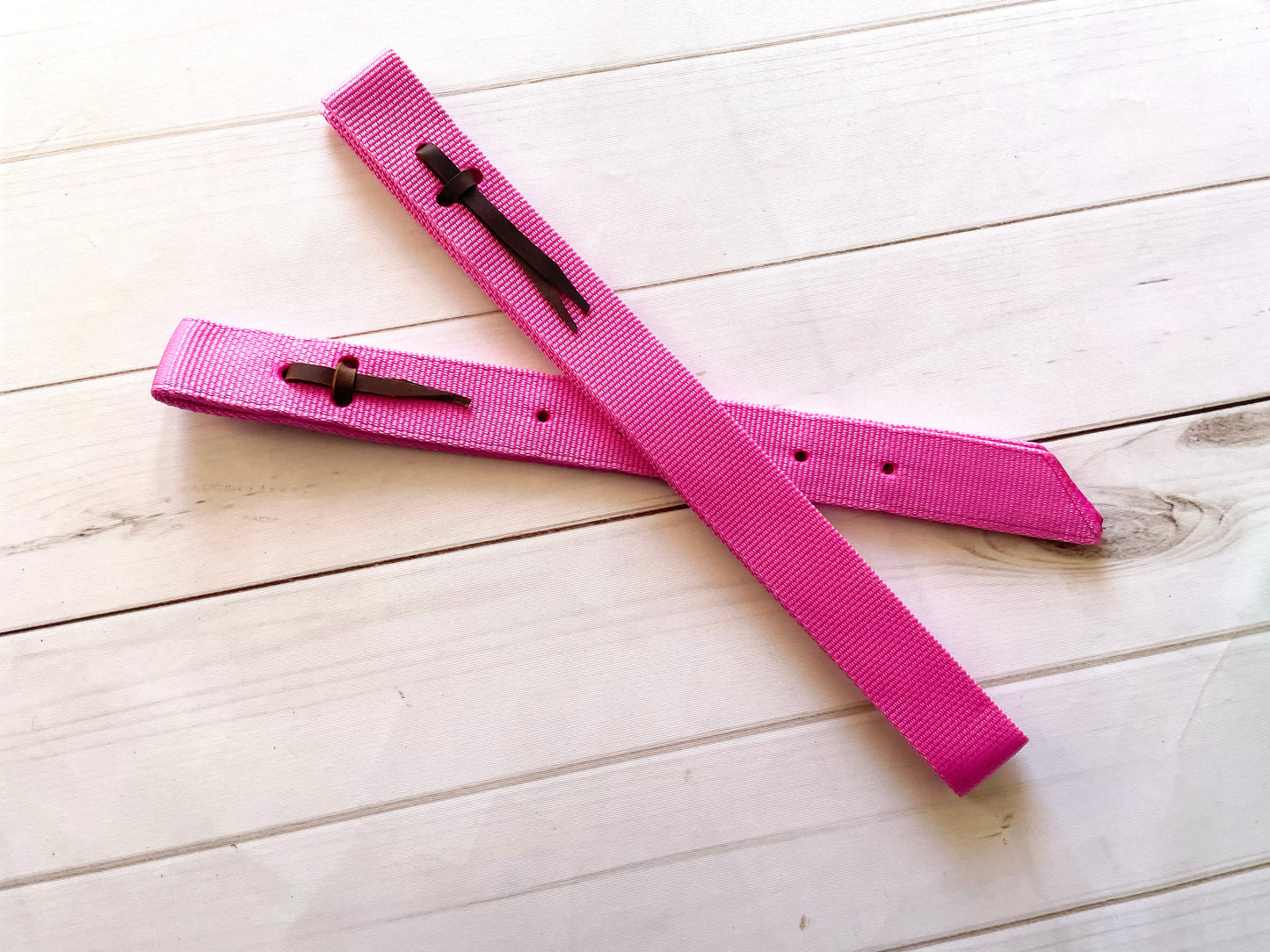 Bubble Gum Pink Cinch Strap Set