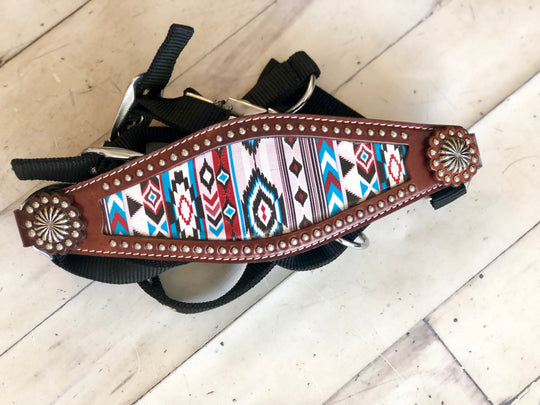Multi Colored Navajo Pattern Diamond Bronc Haler