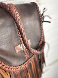 Braided Lux Leather Crossbody Bag