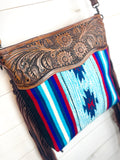CLEARANCE! Americana Red White & Blue Tucson Wool Handbag