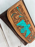 Power Tooled Turquoise Firebird Wallet
