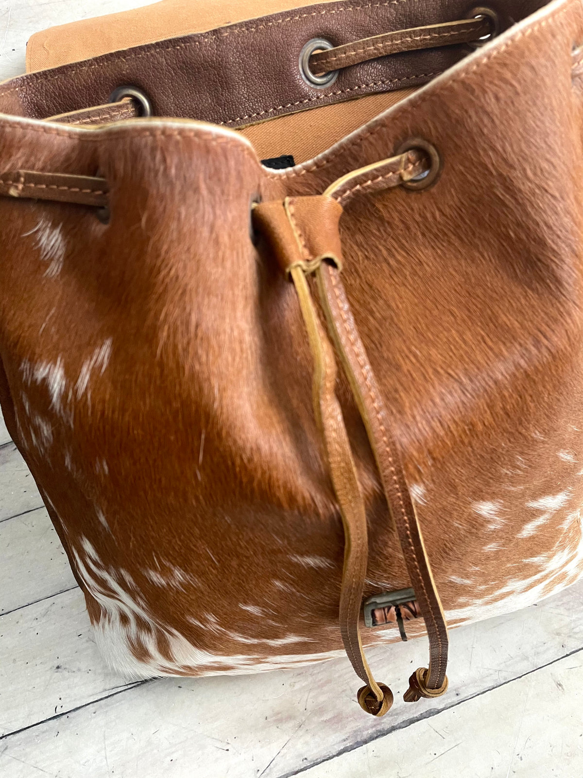 Hide & Tooled Backpack