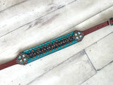 Teal Cheetah Wither Strap