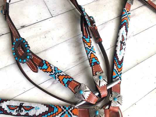 Thunderbird Beaded Tack Set