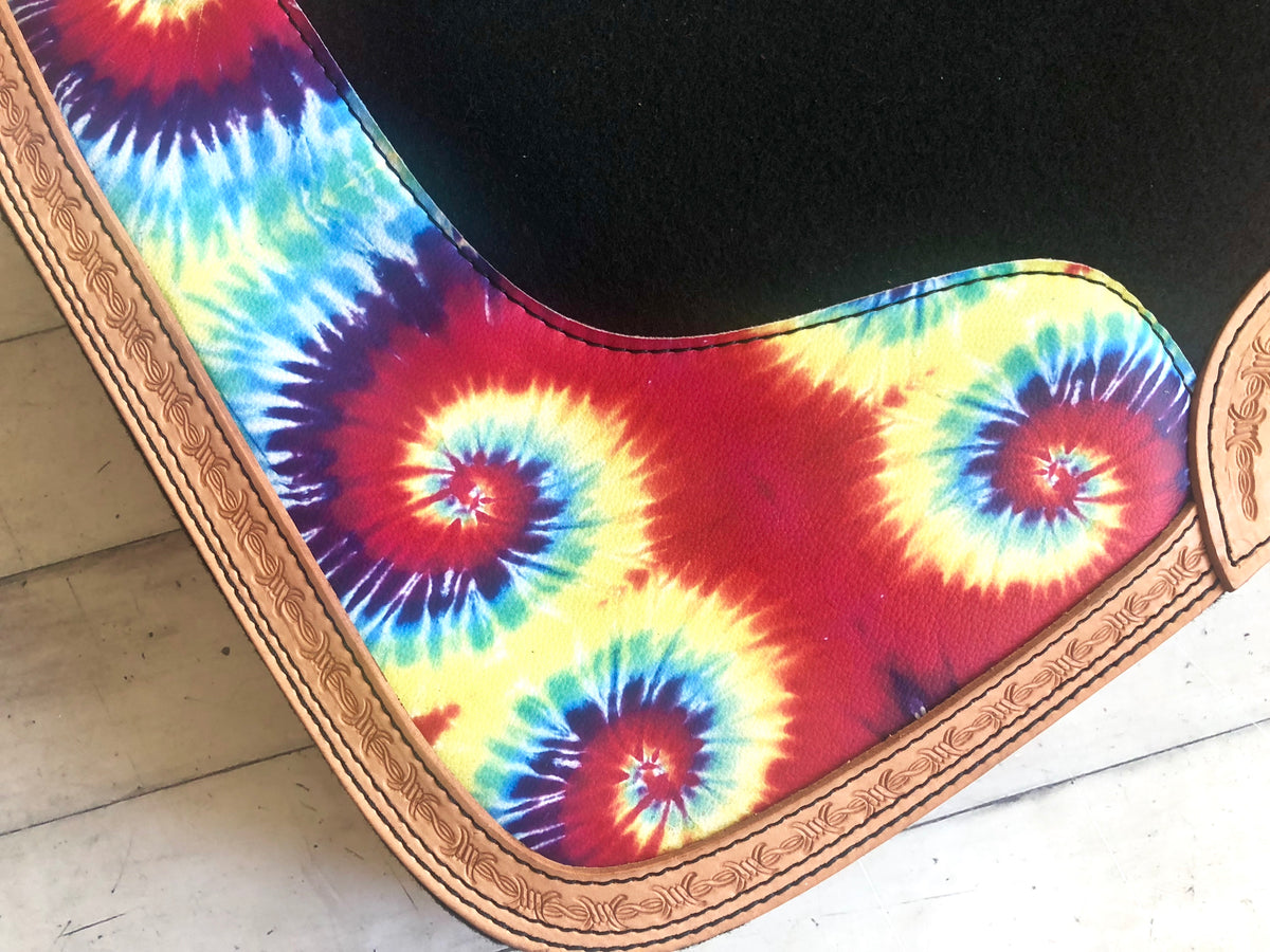CLEARANCE! White Tie Dye Rainbow Fringe Set
