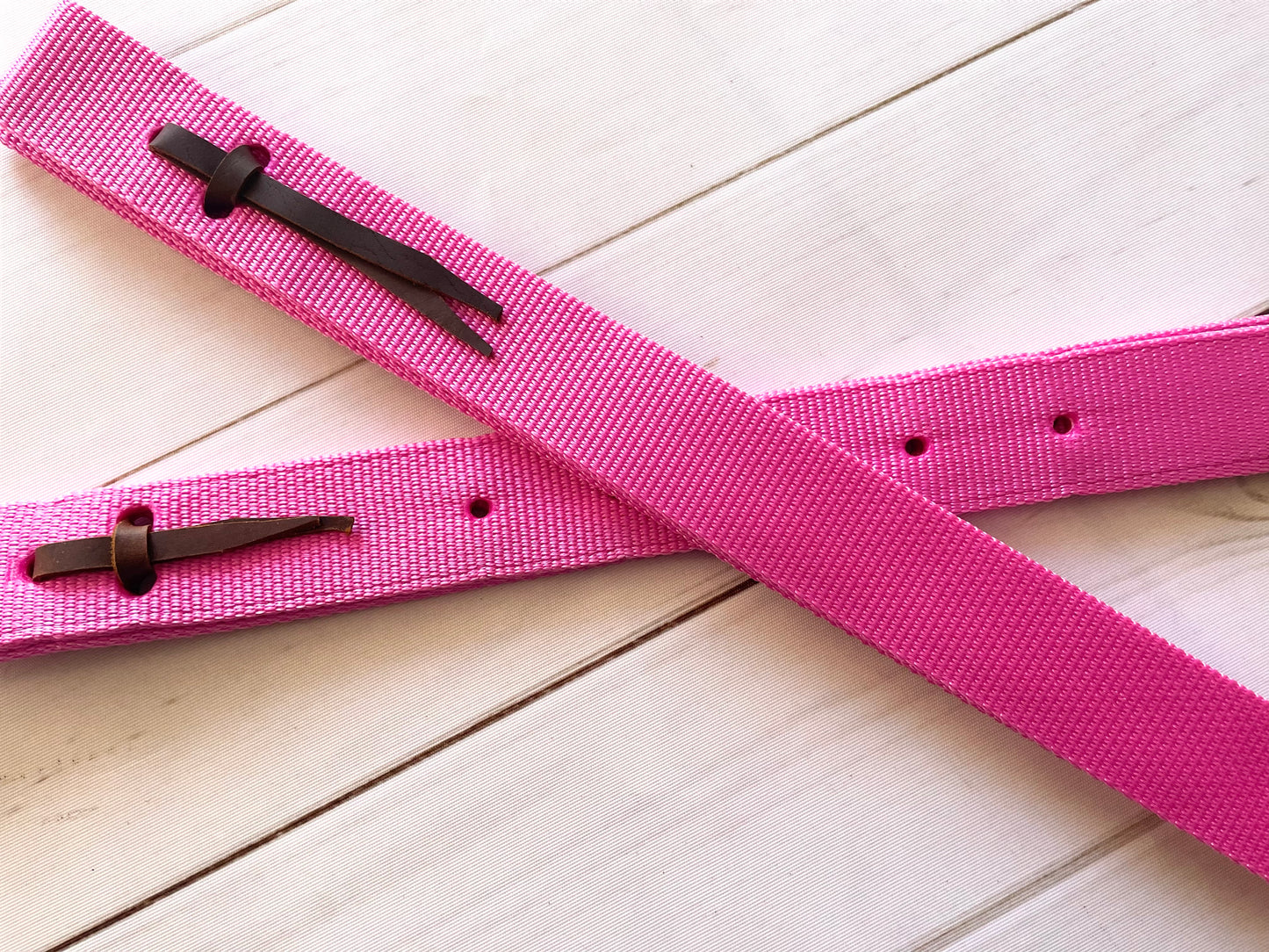 Bubble Gum Pink Cinch Strap Set