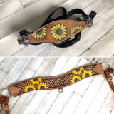 Sunflower Painted & Tooled Tripping Collar