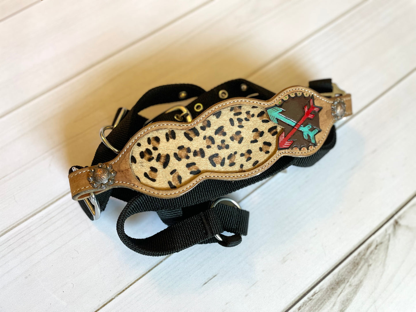 Cheetah Arrow Bronc Halter