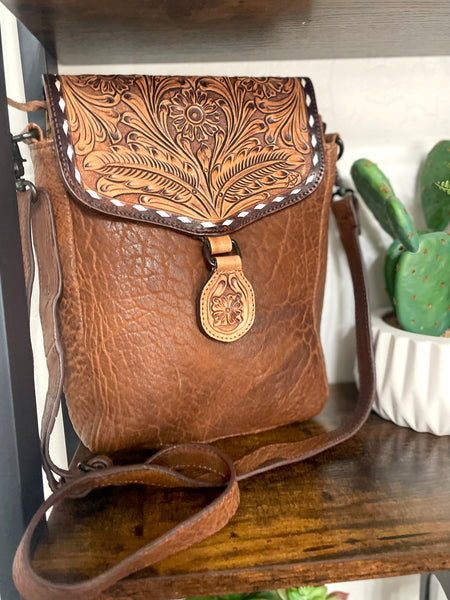 Sedona Leather Carryall Handbag