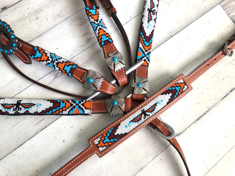 Thunderbird Beaded Wither Strap